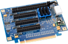 PCIe2-437 Four Slot PCI Express Switched Riser Card